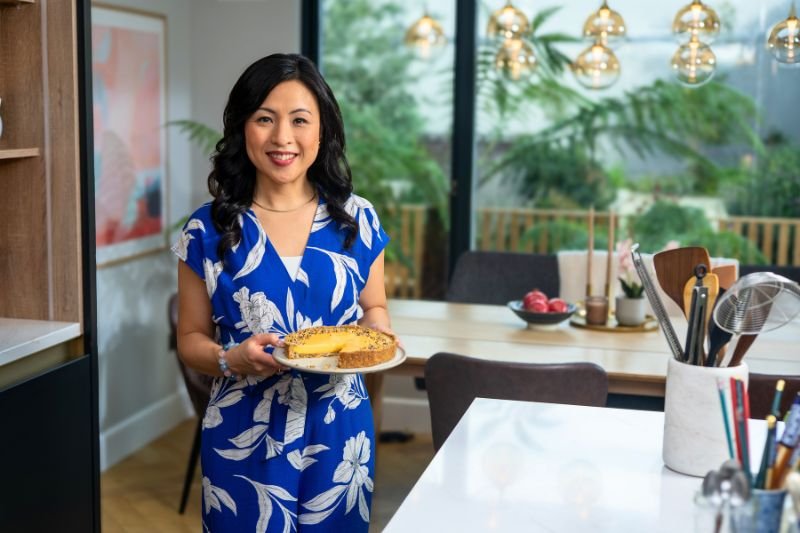 Eva Pau’s Asian Kitchen Season 2 Episode 2: Black Sesame Yuzu Tart, Hoisin Ribs & Prawn Yúk Sung