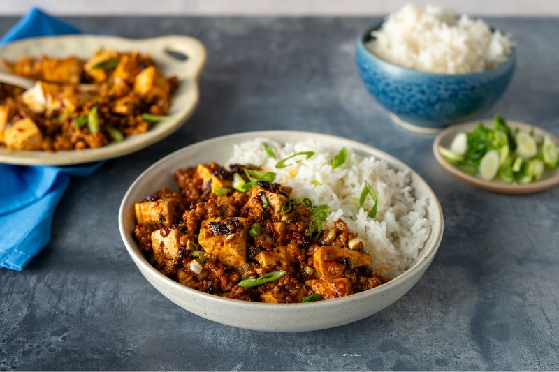 Spicy Pork & Tofu with Jasmine Rice